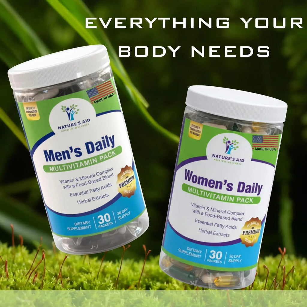 Nature’s Aid Women’s 7-30 Daily Multivitamin Packs for Energy, Focus & Performance Support | Natural Complete Vitamin Nature's Aid Holistic Wellness Au supplements