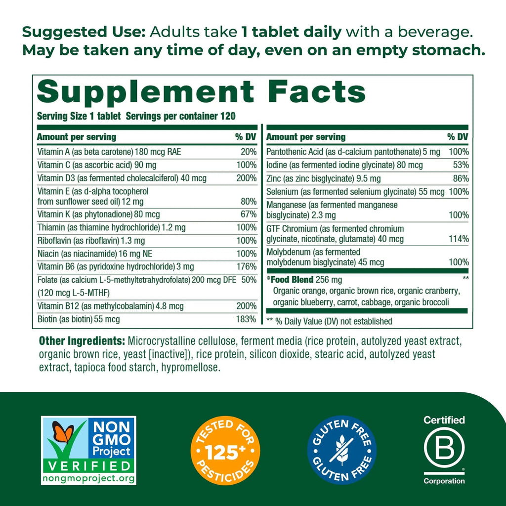 MegaFood Women's 55+ One Daily Multivitamin for Women with Vitamin A, Vitamin C MegaFood Au supplements