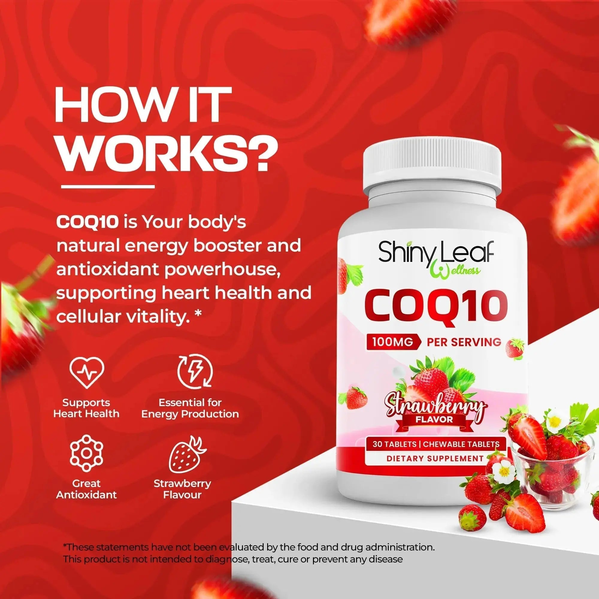 Bariatric Multivitamin Iron-Free One Capsule Per Day and CoQ10 100mg Supplement for Brain Health and Energy Management for Women and Men Shiny Leaf Au supplements