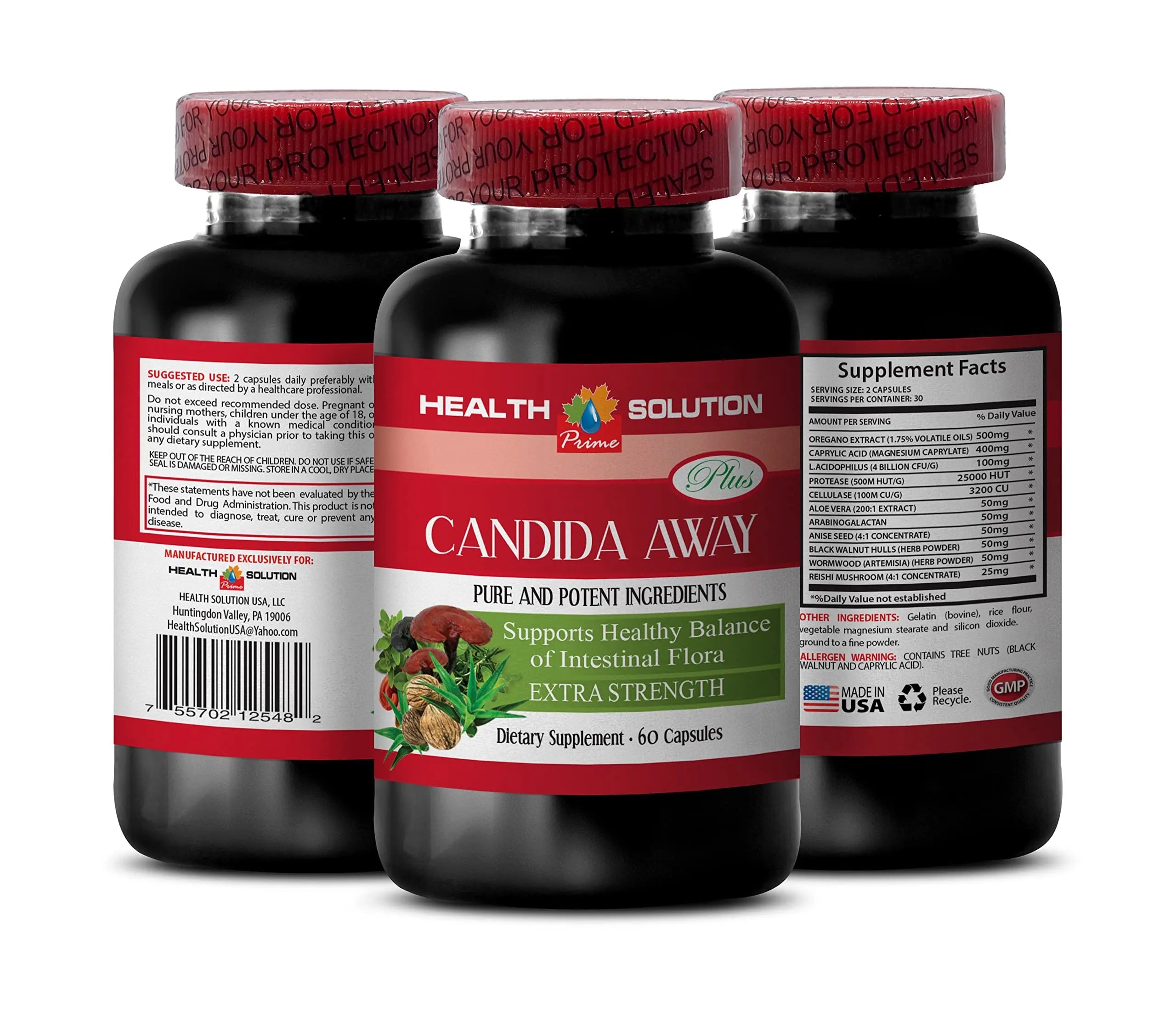 Immunity Support Supplement - Candida Away Plus - Candida Digestive - Candida Cleanse Extra Strength Health Solution Prime Au supplements