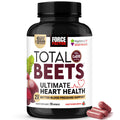 Force Factor Total Beets Ultimate Heart Health, Beet Root Capsules for Blood Pressure Support, CoQ10, Organic Beet Root Powder, Hawthorn Berry