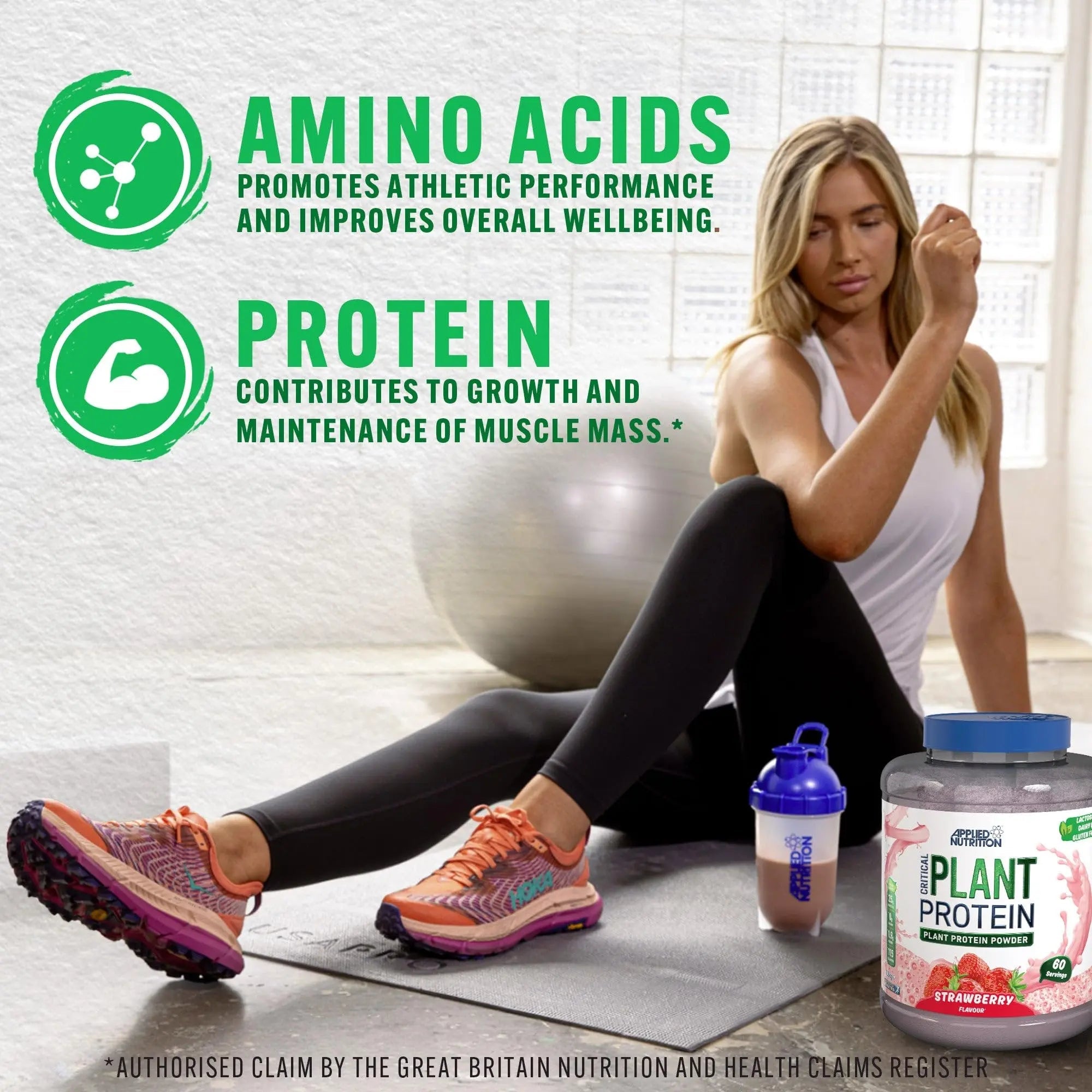 Applied Nutrition Plant Protein Powder – Critical Plant Vegan Protein Shake with SOYA Applied Nutrition Au supplements
