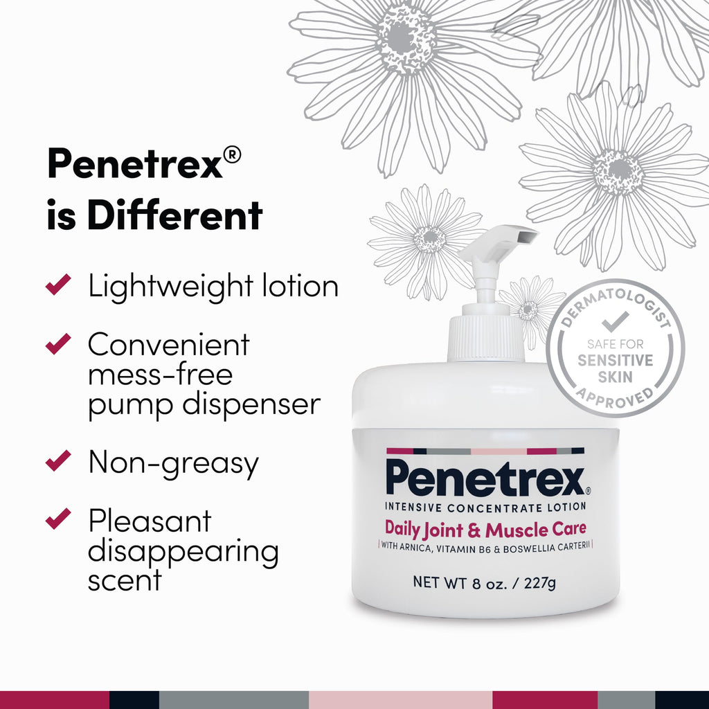 Penetrex Joint & Muscle Care Lotion – Soothing Botanical Formula with Arnica, Vitamin B6 & MSM – Lightweight Easy to Apply Lotion - Fresh Disappearing Scent - for Everyday Movement Support Penetrex Au supplements