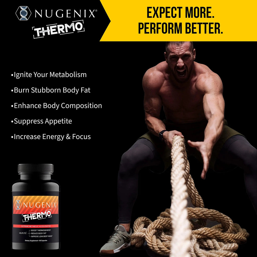 Nugenix Thermo - Thermogenic Fat Supplement Pills for Men, Extreme Metabolic Accelerator, 60 Count Nugenix Au supplements