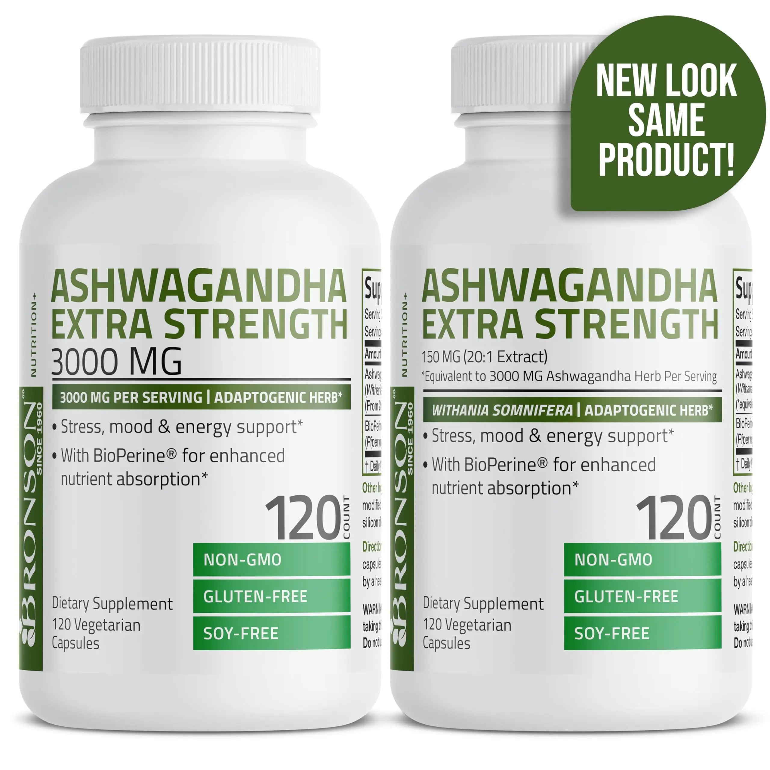 Bronson Ashwagandha Extra Strength Stress & Mood Support with BioPerine Bronson Au supplements