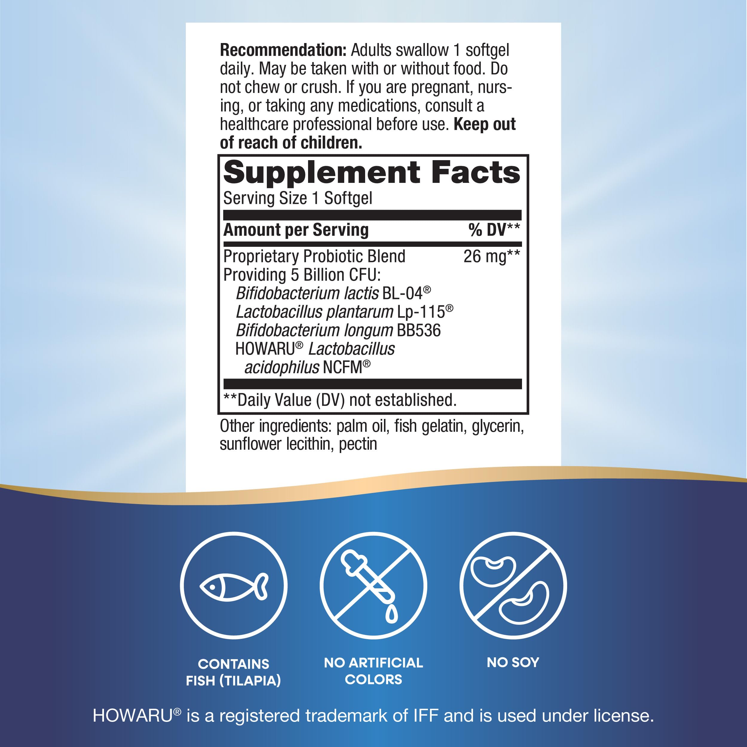 Nature's Way Pearls Max Potency Probiotic for Men and Women, Supports Digestive, Immune, Colon Health*, 5 Billion Live Cultures, No Refrigeration Required, 30 Softgels Nature's Way Au supplements