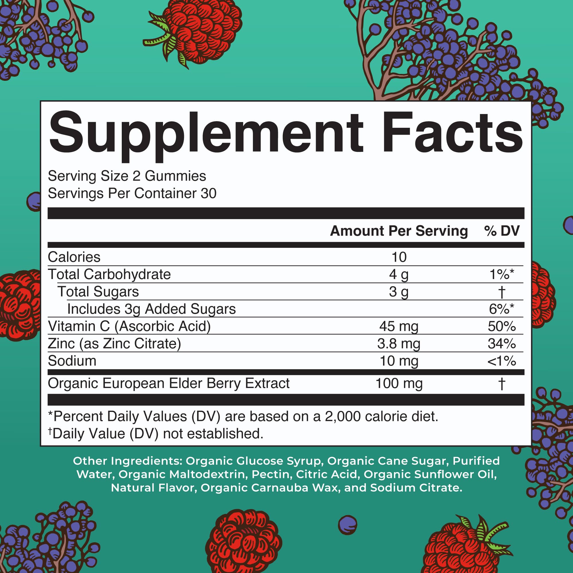MaryRuth Organics Kids Immune Support Gummies | USDA Organic | Vitamin C, Zinc, and Elderberry Gummies for Kids| Immune Support for Ages 4+ | Vegan