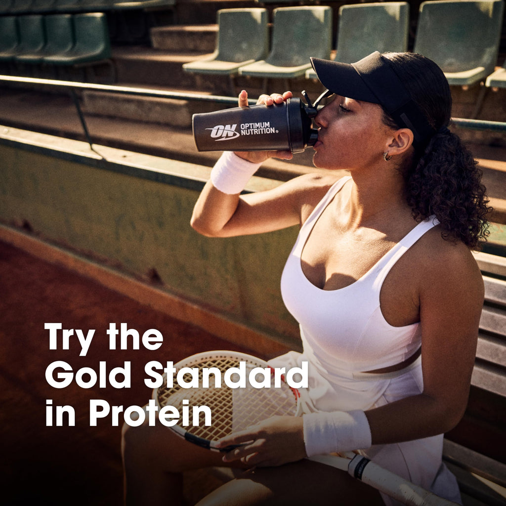 Optimum Nutrition Gold Standard 100% Whey Protein Powder, Vanilla Ice Cream, 2 Pound (Packaging May Vary) Optimum Nutrition Au supplements