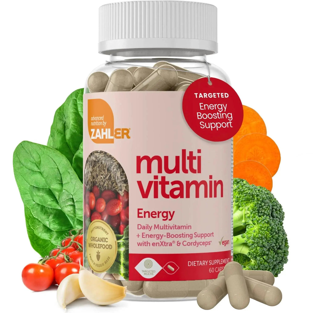 Zahler - Daily Multivitamin for Women & Men with Energy Vitamins, Minerals & Iron (60 Count) Kosher Men & Womens Multivitamins for Healthy Energy Zahler Au supplements