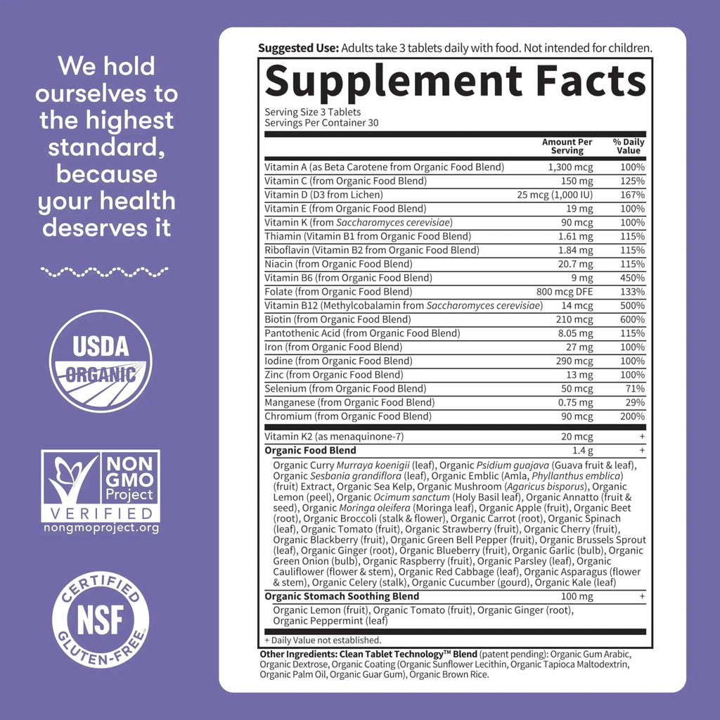 Garden of Life Organics, Prenatal Multi, 90 Vegan Tablets Garden of Life Au supplements