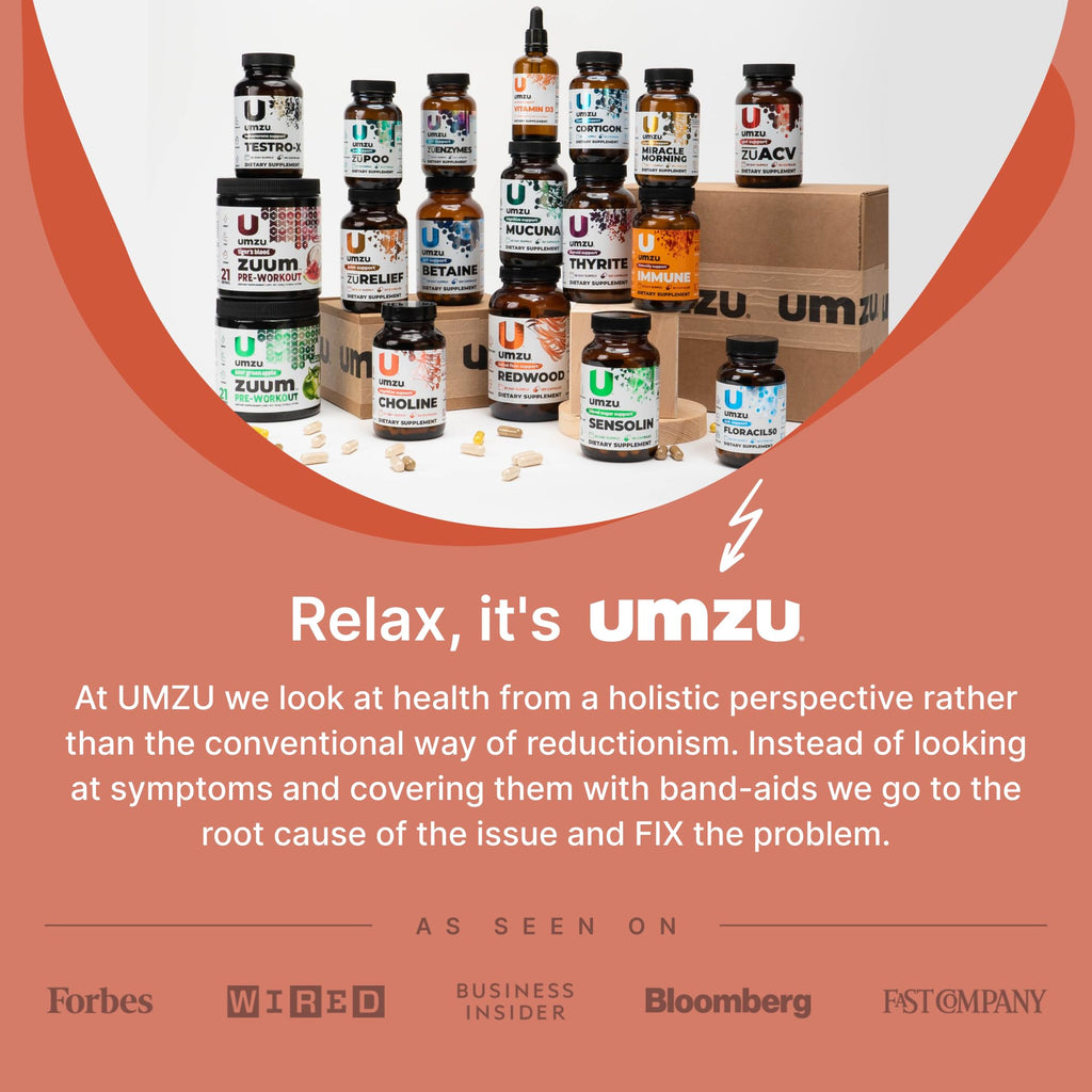 UMZU Redwood Nitric Oxide Booster, (30 Day Supply) – Vitamin C, Garlic & Horse Chestnut – Healthy Circulation & Endurance – Daily Cardiovascular Support Nitric Oxide