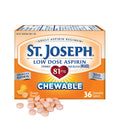 St. Joseph Aspirin Pain Reliever (NSAID) 81mg, Chewable Orange Tablets, Adult Low Dose Regimen, 36 ct St. Joseph Au supplements