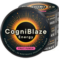 CogniBlaze Caffeine Pouches (Fruit Punch) | Nootropic Energy Pouches with 50mg Caffeine, Alpha GPC, L-Tyrosine & L-Theanine | Zero Sugar | No Artificial Sweeteners | 4 Pack (80 Total) CogniBlaze Au supplements