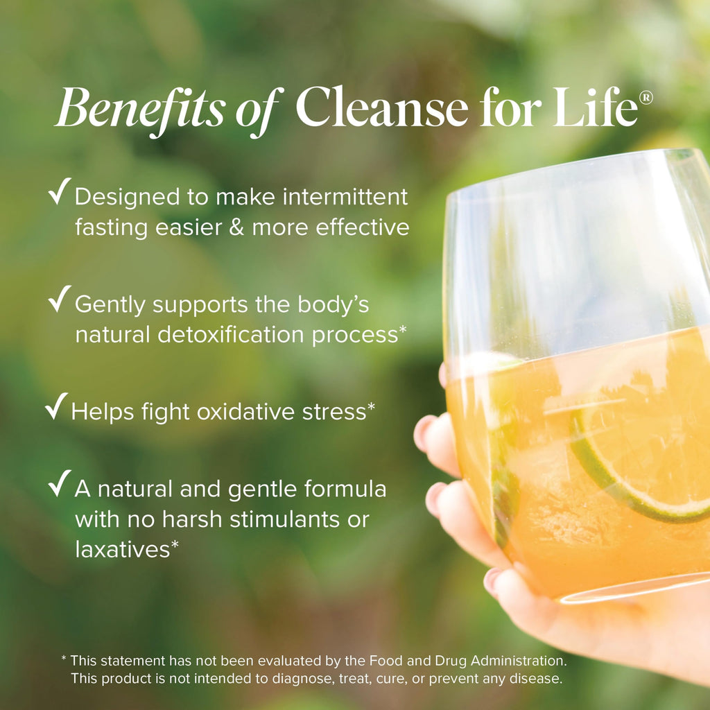 Isagenix Cleanse for Life - Powder Supplement for Cleanse Drink with No Laxatives or Diuretics - Support Metabolism with Vitamin B12 & Niacin