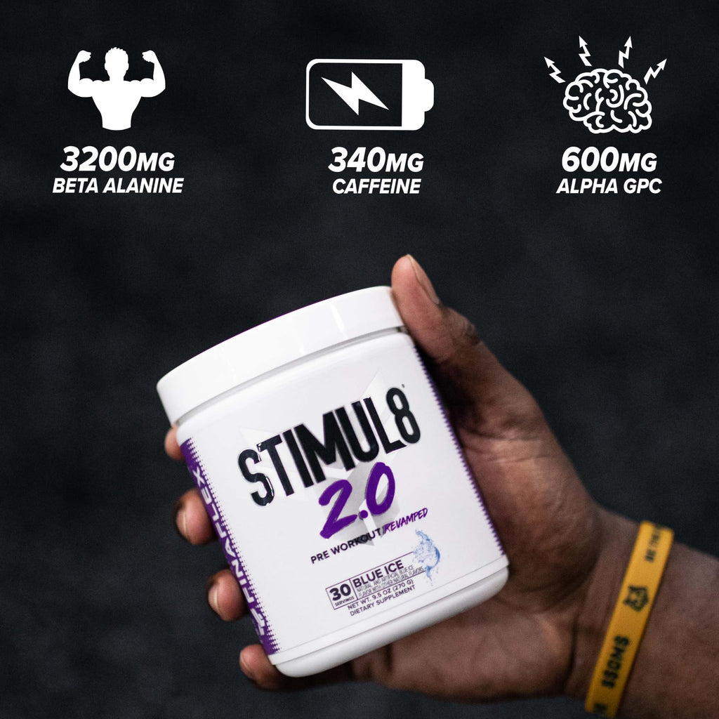 FINAFLEX STIMUL8 2.0 Pre Workout, Granny Apple - Delivers Energy, Focus & Strength FINAFLEX Au supplements