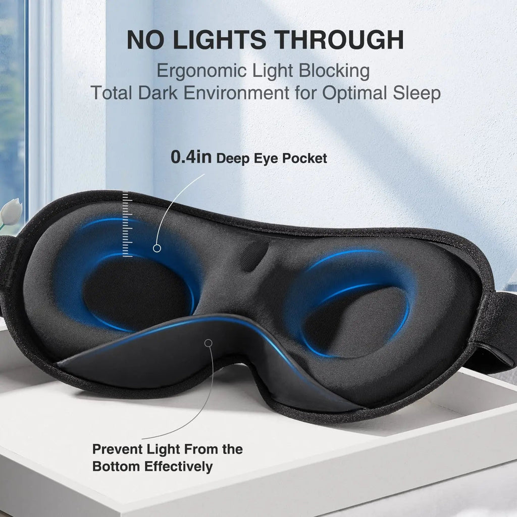 YFONG Weighted Sleep Mask, Women Men 3D Eye Mask Blocking Lights YFONG Au supplements