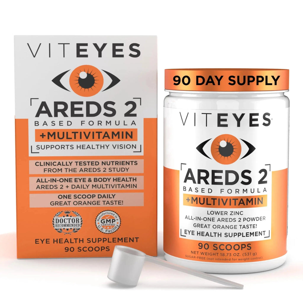 Viteyes AREDS 2 Powder + Multivitamin All-in-One, Macular Protection, Alternative to AREDS 2 chewables, No Pills, Lutein & Zeaxanthin Viteyes Au supplements