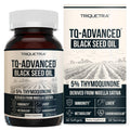 Black Seed Oil Softgels | 5% Thymoquinone - TQ-Advanced® | High Potency - 500 mg per Capsule - 15:1 Concentrate from Nigella Sativa Extract