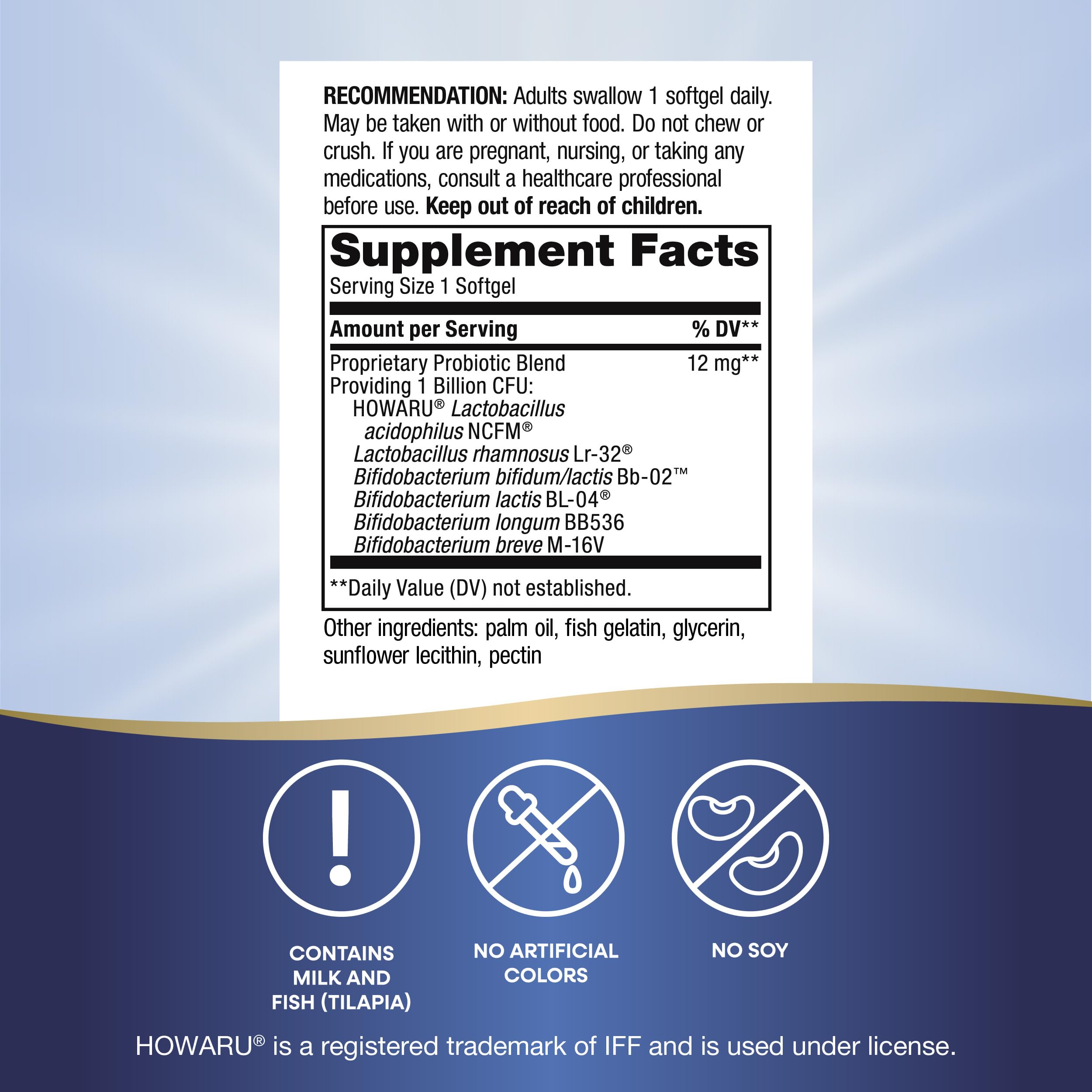 Nature's Way Probiotic Pearls Complete, 1 Billion Live Cultures, 90 Softgels Nature's Way Au supplements