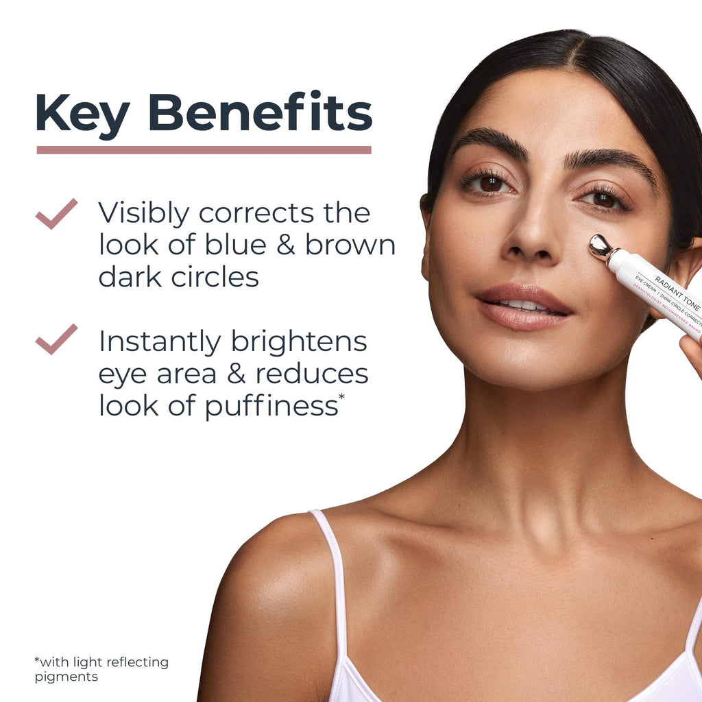 Eucerin Radiant Tone Eye Cream Dark Circle Corrector, Eye Brightening Cream with Thiamidol and Hyaluronic Acid