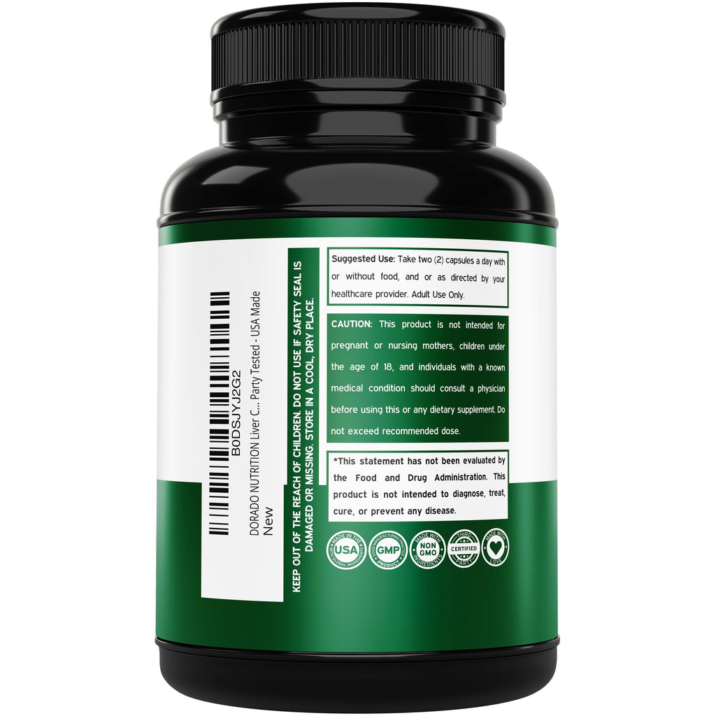 Liver Cleanse Detox & Repair (27 in 1 Formula - Milk Thistle, Dandelion Root, Turmeric, Artichoke Extract & More) - Detox Cleanse Supplement,