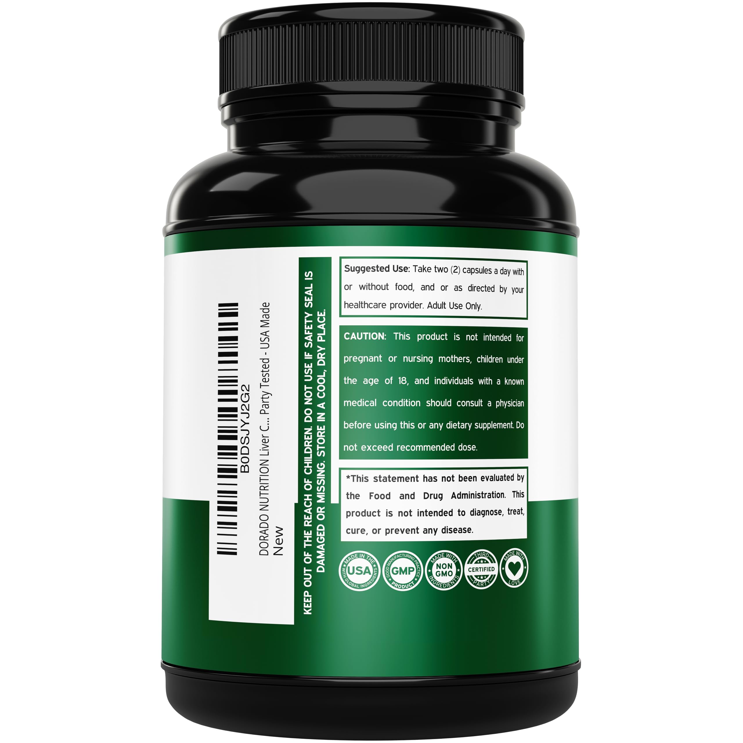 Liver Cleanse Detox & Repair (27 in 1 Formula - Milk Thistle, Dandelion Root, Turmeric, Artichoke Extract & More) - Detox Cleanse Supplement,