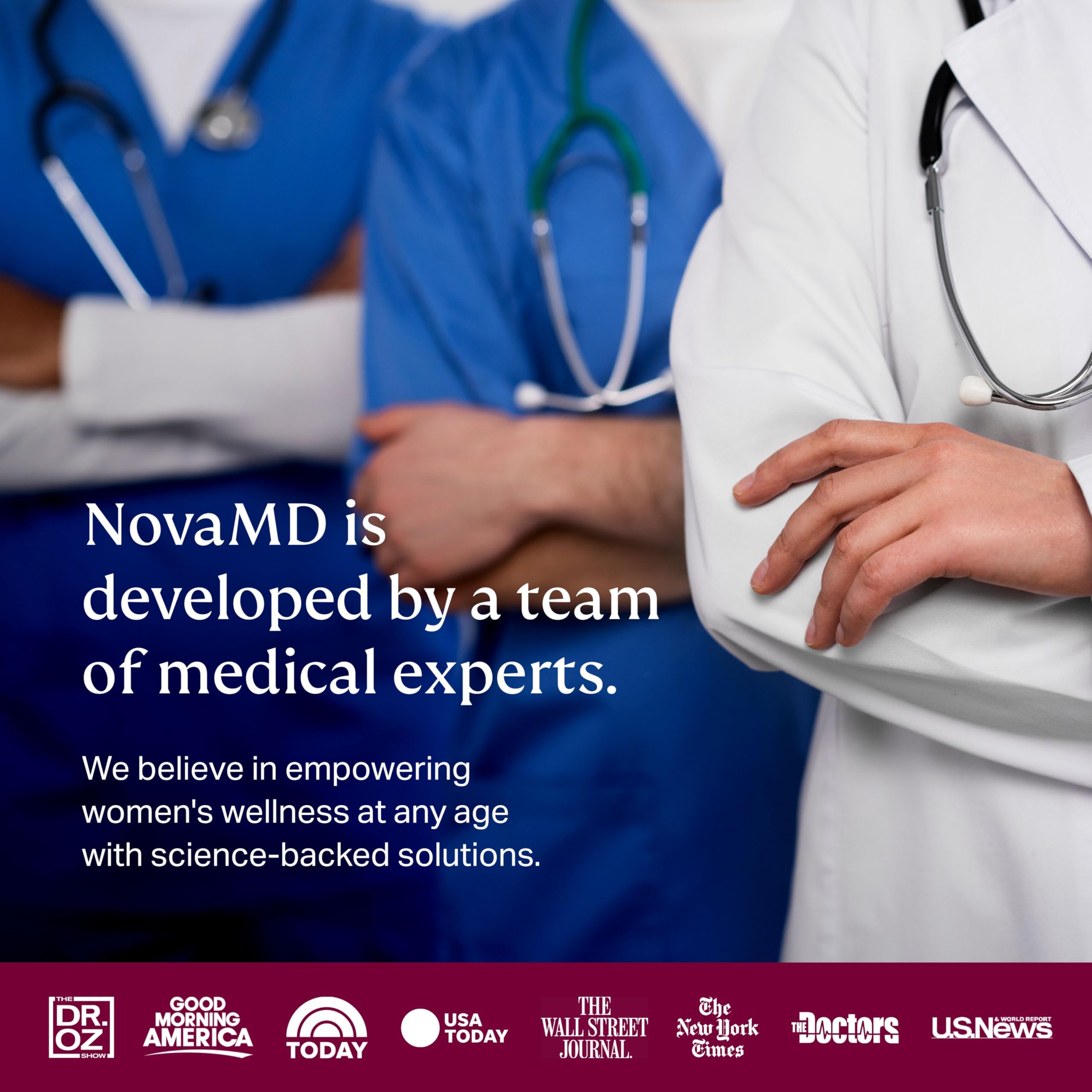NOVAMD Clinically Proven Menopause Supplement for Weight Management, Hot Flashes, Night Sweats and Low Energy