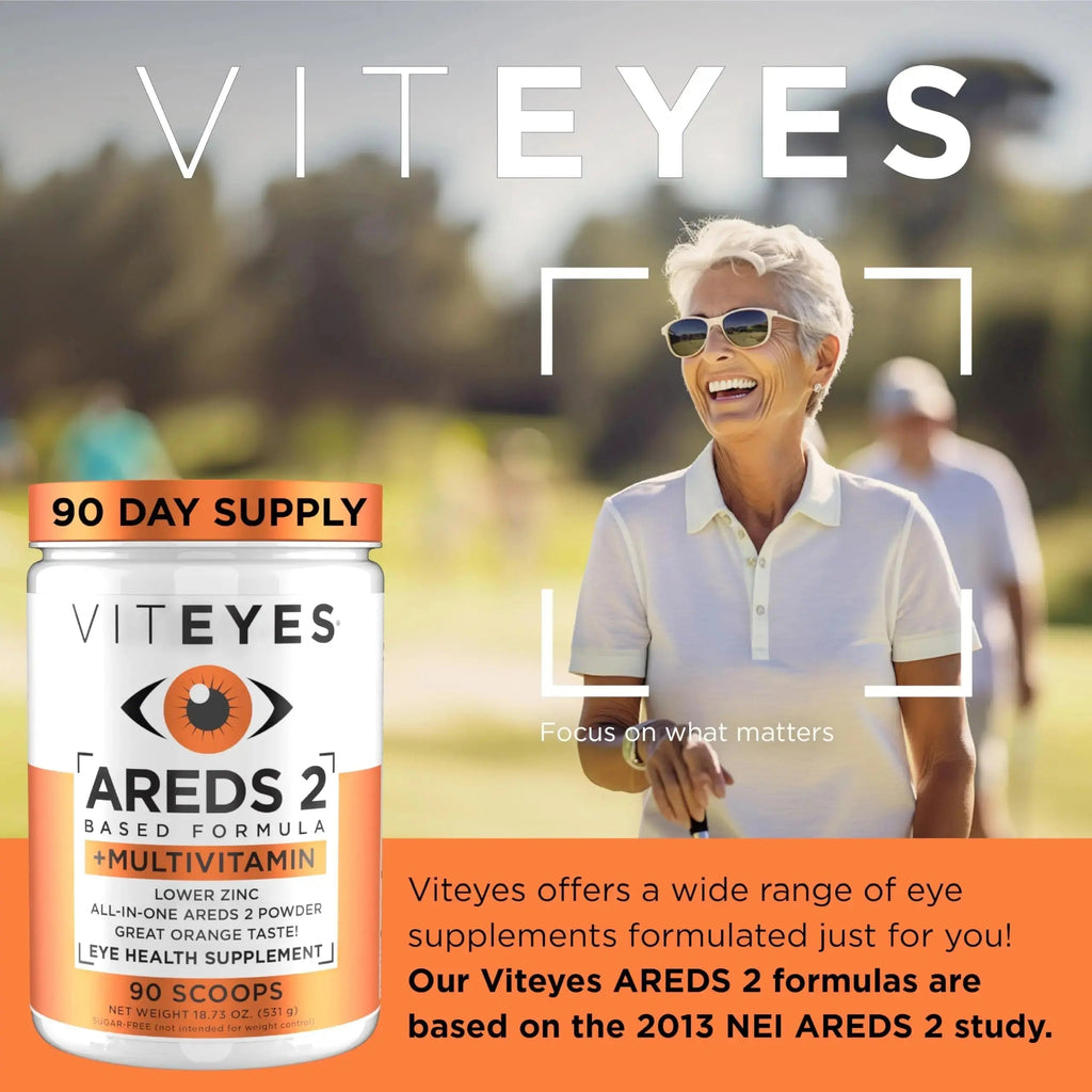 Viteyes AREDS 2 Powder + Multivitamin All-in-One, Macular Protection, Alternative to AREDS 2 chewables, No Pills, Lutein & Zeaxanthin Viteyes Au supplements