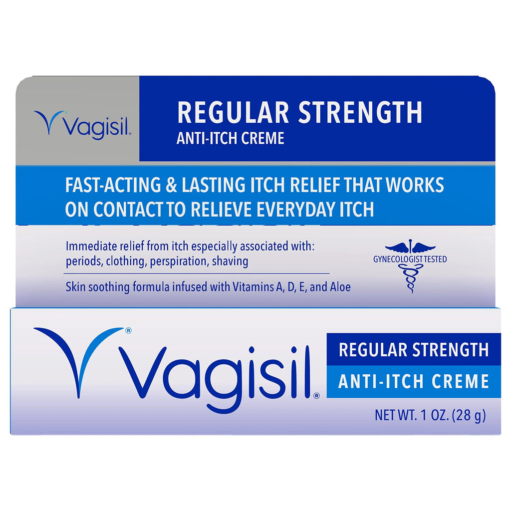 Vagisil Regular Strength Anti-Itch Feminine Cream for Women, Gynecologist Tested Vagisil Au supplements