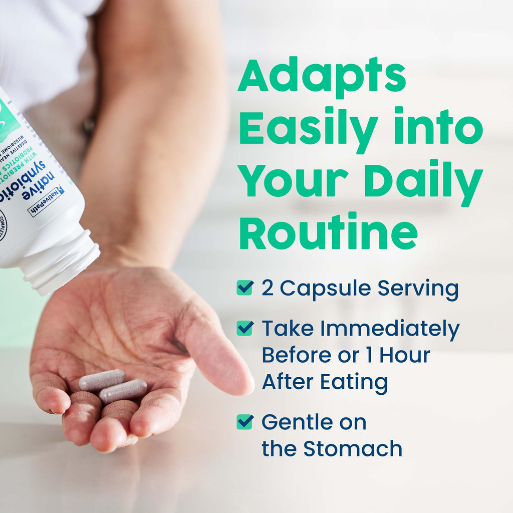 NativePath Complete Synbiotic - Pre, Pro & Postbiotic 3-in-1 for Gut Health & Digestive Support - 10 Billion CFU, 30 Servings