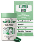 Legendairy Milk Clever Girl - Focus Supplement with Lion’s Mane & Citicoline - Nootropic Lions Mane Supplement for Memory, Focus & Mental Clarity, 30 Servings Legendairy Milk Au supplements