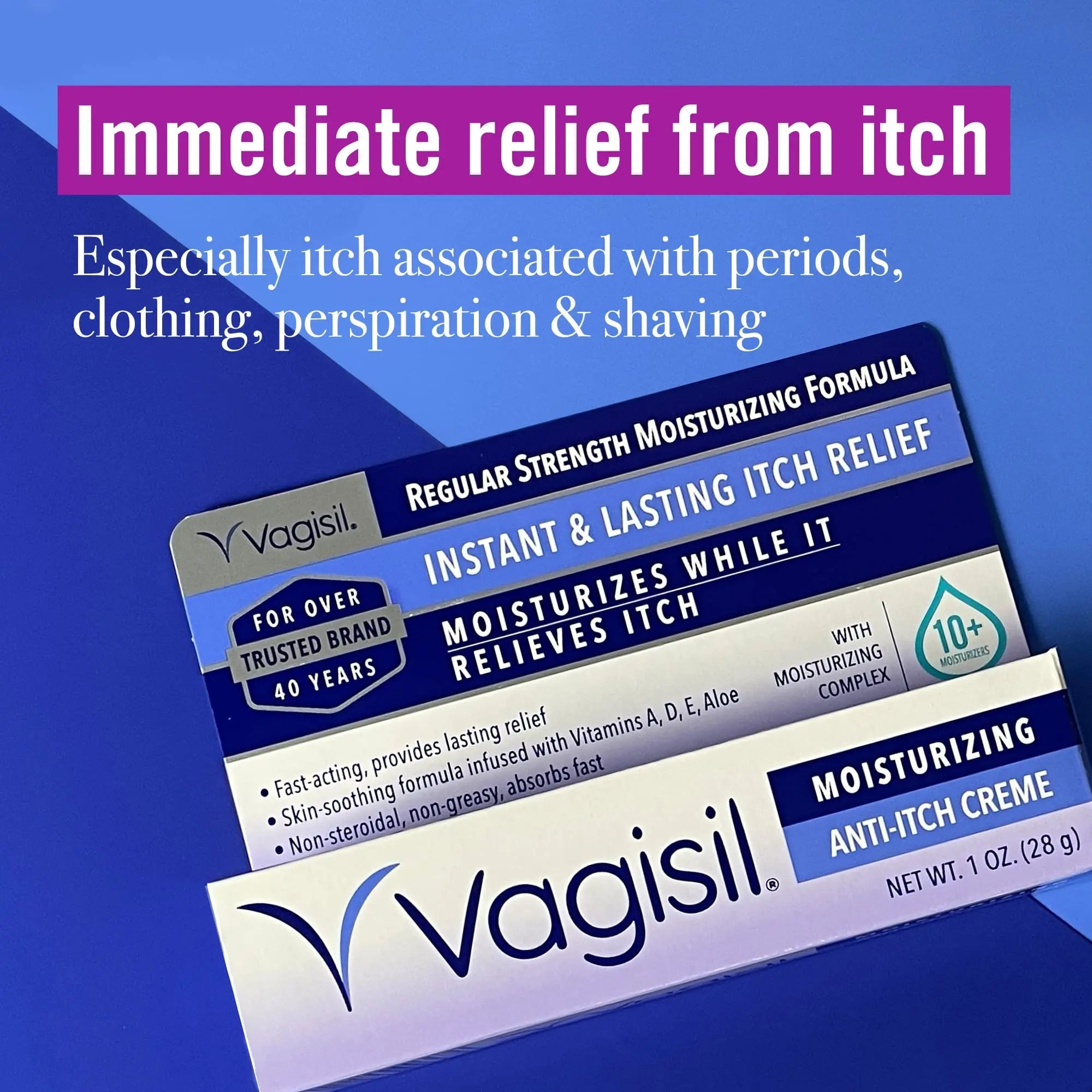 Vagisil Regular Strength Anti-Itch Feminine Cream for Women, Gynecologist Tested Vagisil Au supplements