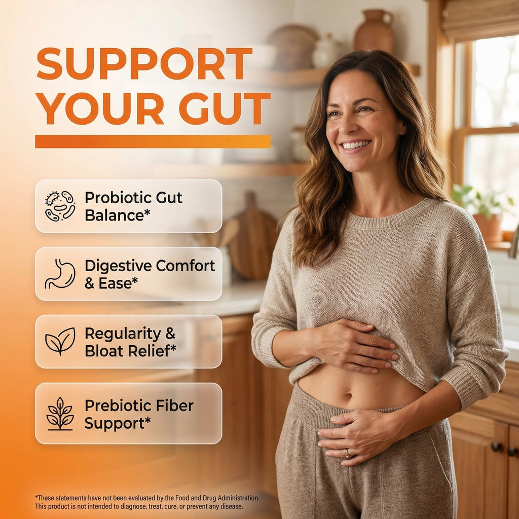 Clean Nutra Prebiotic Postbiotic Digestive Enzymes Gummies with Chicory Root, Boswellia Serrata, Turmeric, and Akkermansia | Pre+Post Probiotics Supplement