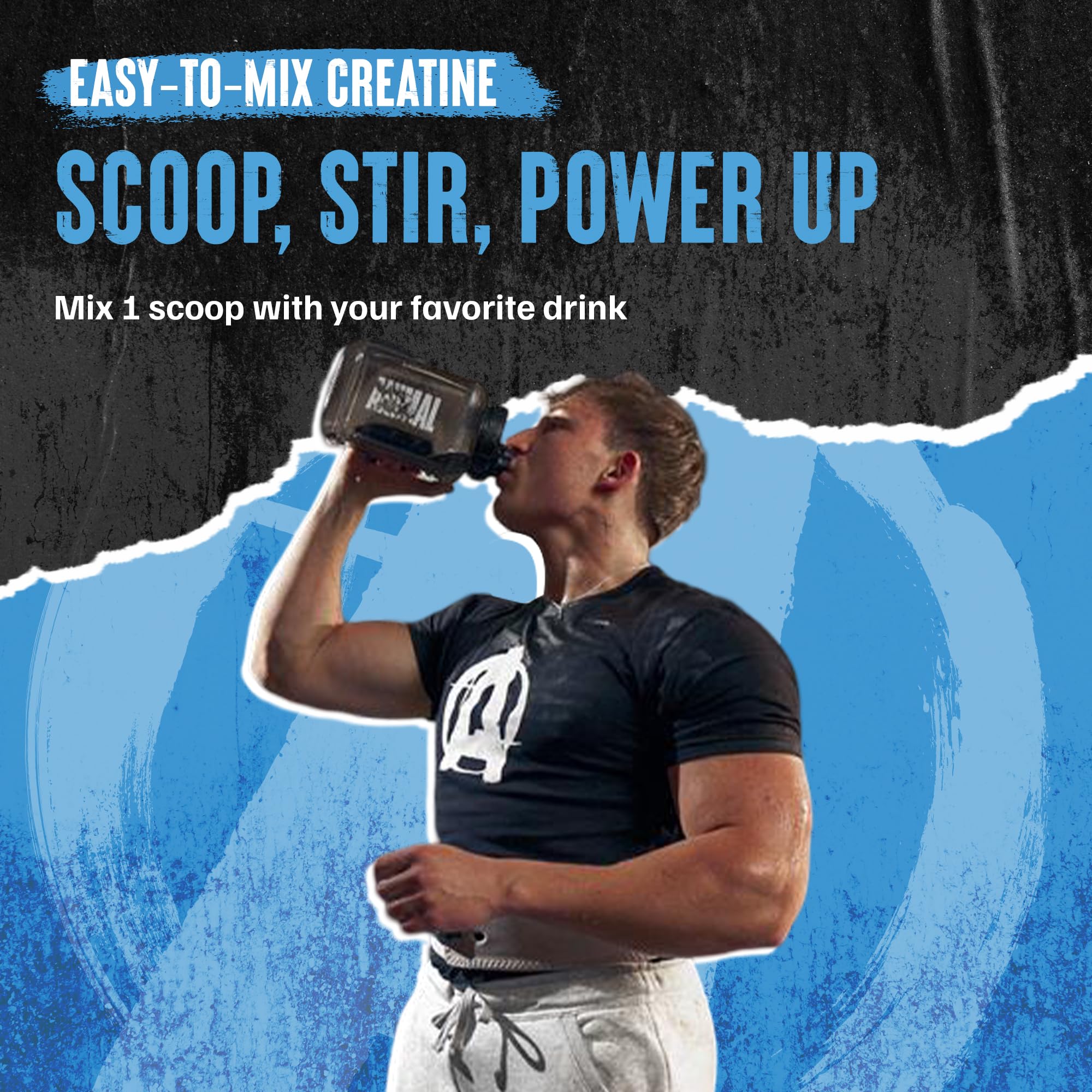 Animal Creatine Monohydrate Powder – Micronized Creatine for Women and Men, Supports Muscle Growth, Strength, Endurance, Recovery and ATP Production, Gym & Workout Supplements - Unflavored, 300g Animal Au supplements