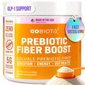 GOBIOTIX Fiber Supplement Powder with Prebiotics for Digestive Health and GLP-1 Support, Soluble Fiber for Gut Health & Debloat, Keto