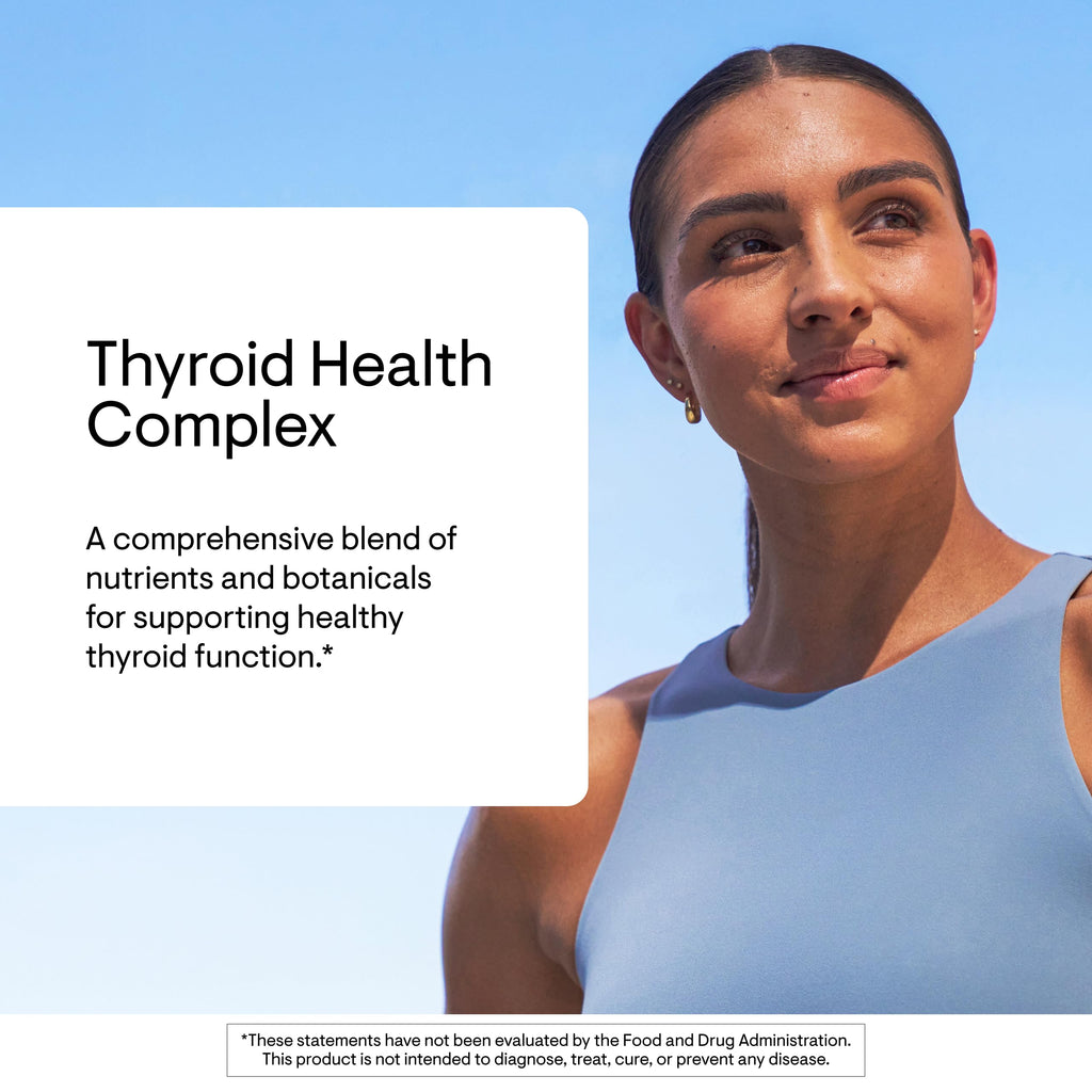 THORNE - Thyroid Health Complex (Formerly Thyrocsin) - Thyroid Cofactors for Thyroid Function Support* - Vitamins B12, C & E, Ashwagandha, Iodine, Zinc, Selenium, Copper & L-Tyrosine - 60 Servings THORNE Au supplements