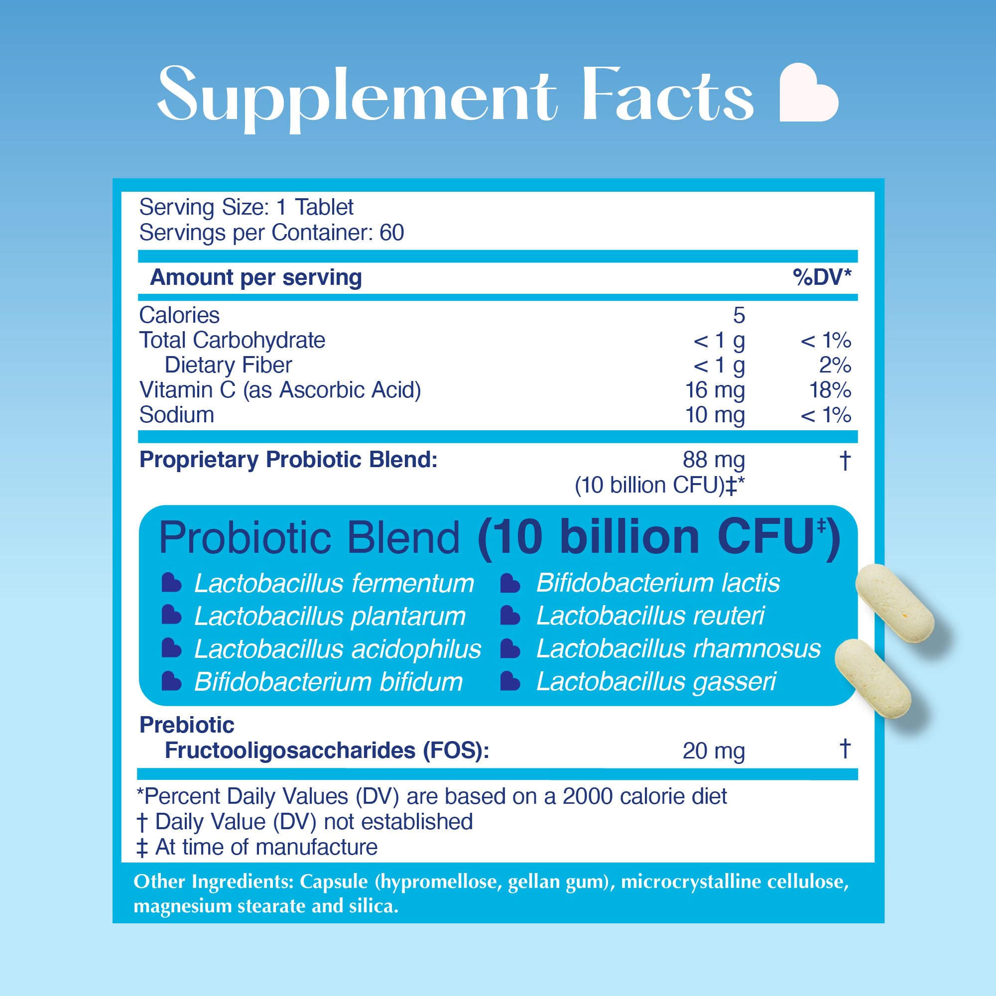 LOVEBUG Skinny Prebiotics and Probiotics for Women Digestive Health & Immune Support - 10 Billion CFU Probiotic Strains Gut Health, Gas, Constipation & Bloating, 60ct LOVEBUG Au supplements