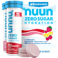 Nuun Zero Sugar Hydration Electrolyte Tablets - Magnesium, Calcium, Potassium, Chloride & Sodium, Light & Delicious Fruit Flavors, No Sugar, Gluten Free, Vegan