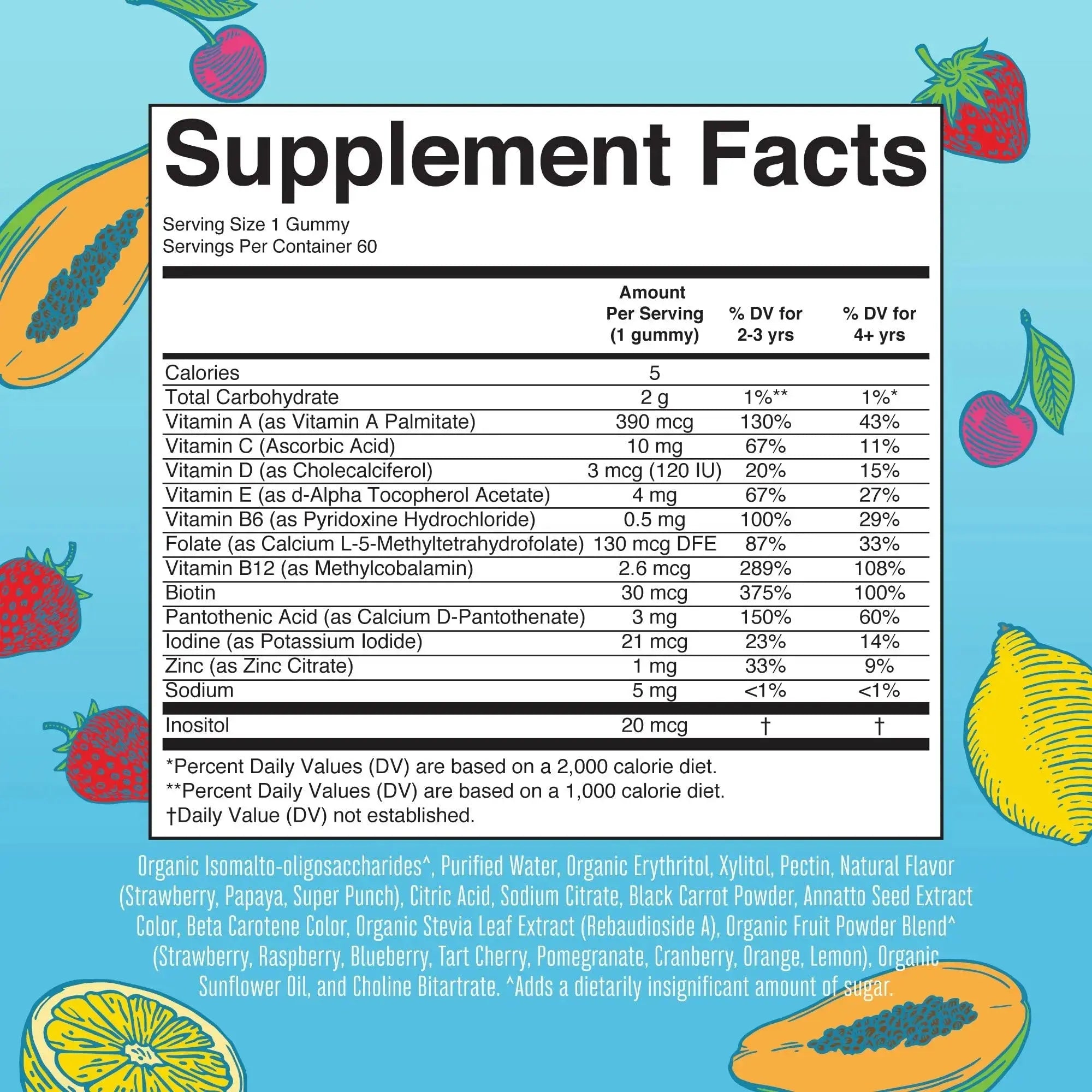 MaryRuth Organics Multivitamin and Probiotic Gummies (Strawberry) for Kids | Clean Label Project Verified® | Vitamins for Gut Health MARYRUTH'S Au supplements