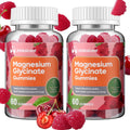 IRIDESICENT Magnesium Glycinate Gummies, Sugar Free Magnesium Supplement w/Ashwagandha, Zinc, Vegan Magnesium Glycinate Supplement for Adults