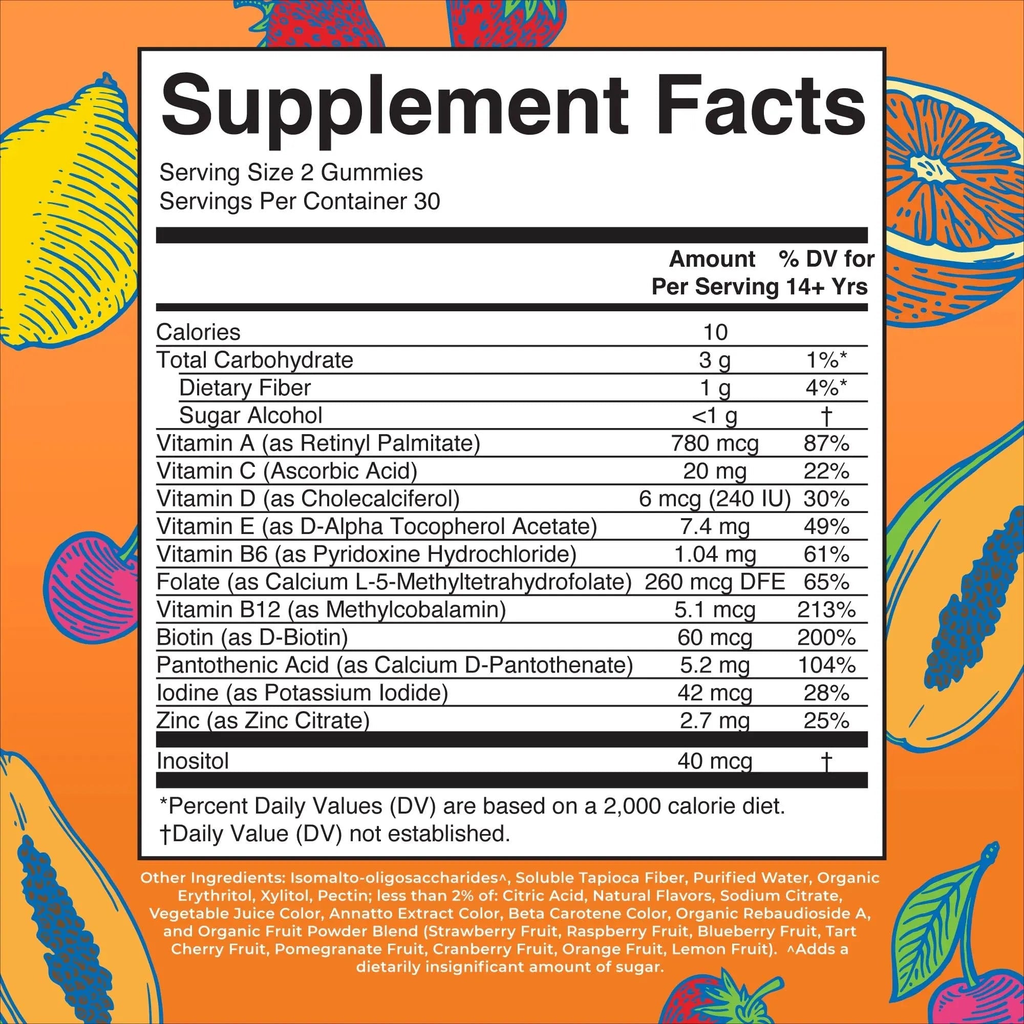 MaryRuth Organics Multivitamin for Women and Men | Sugar Free | Adult Multimineral Gummy with Vitamin C | MaryRuth Organics Au supplements