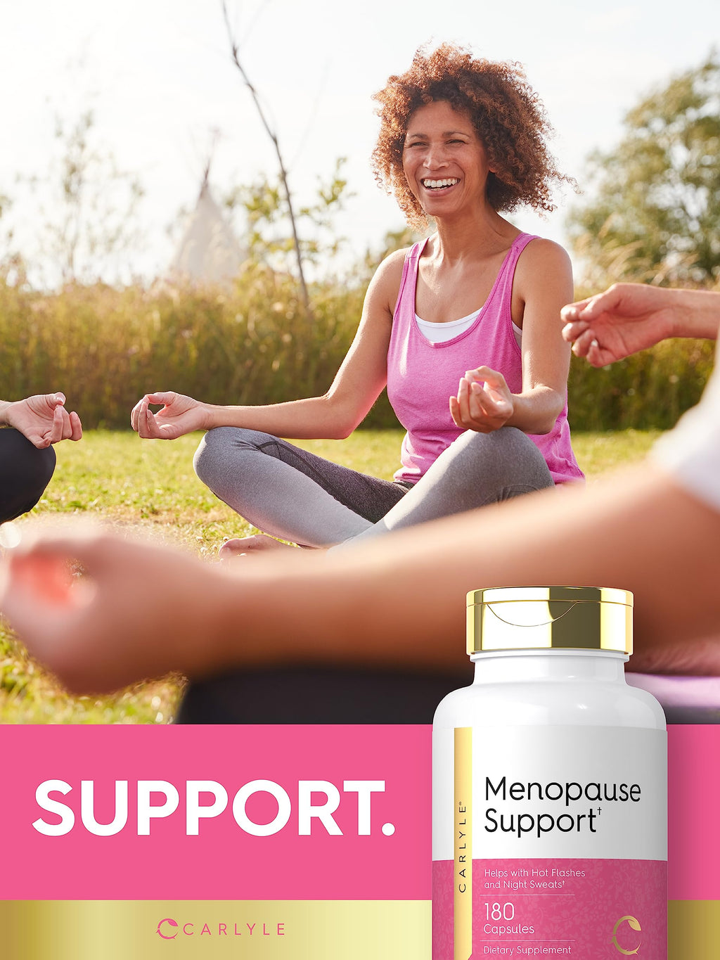 Carlyle Menopause Supplement for Women | 180 Capsules | Helps with Hot Flashes and Night Sweats | Non-GMO, Gluten Free Menopause Support Carlyle Au supplements