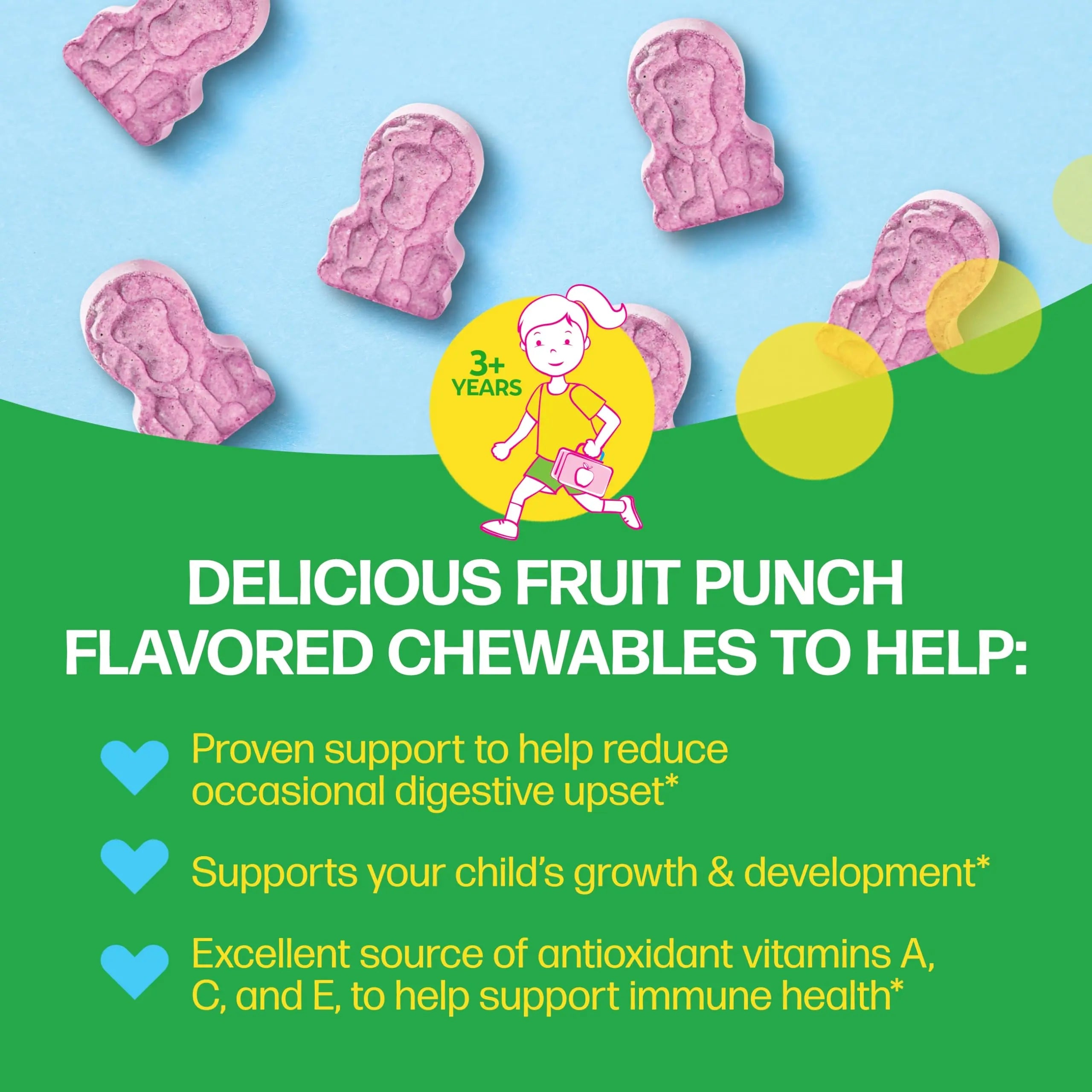Culturelle Kids Complete Chewable Multivitamin + Probiotic For Kids, Ages 3+, 50 Count, Digestive Health, Oral Health & Immune Support Culturelle Au supplements