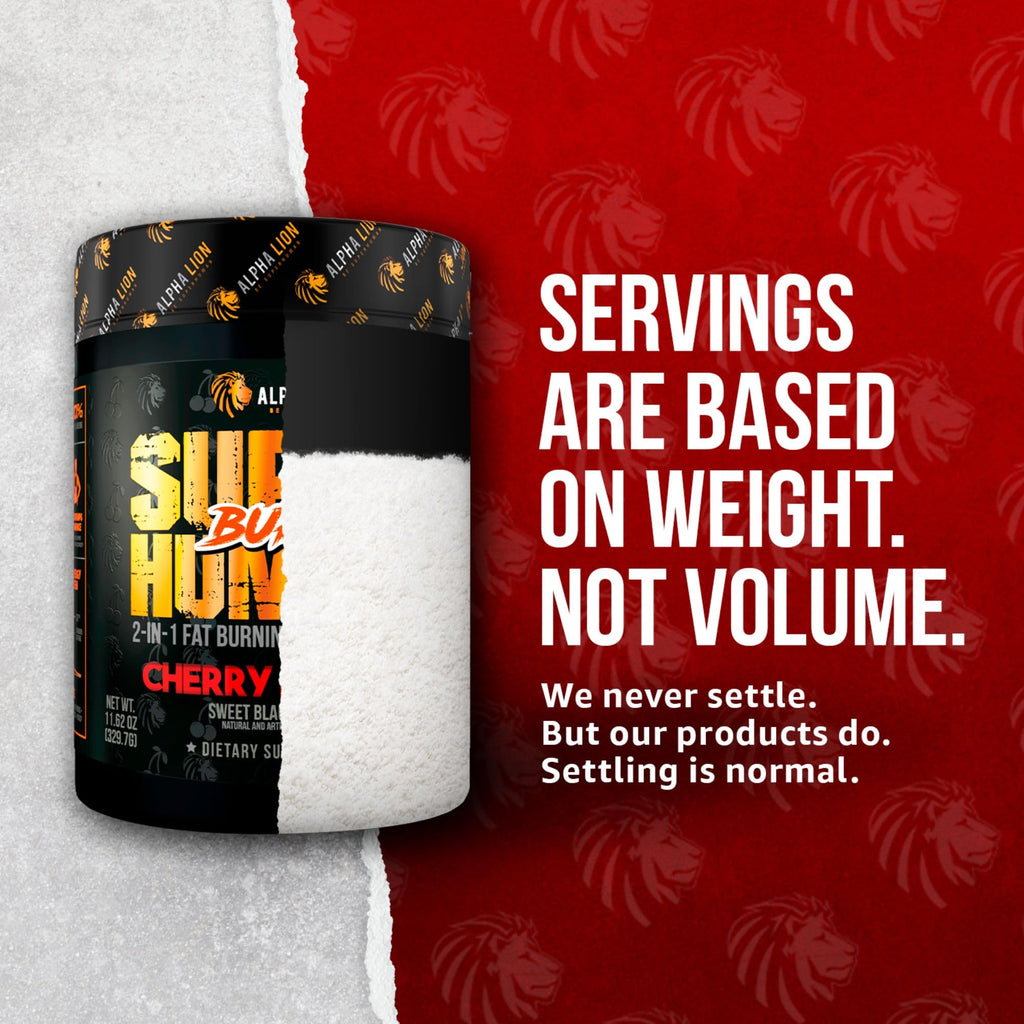 ALPHA LION Superhuman Burn – 2 in 1 Metabolism Booster Pre Workout and Thermogenic Burner for Men – Appetite Suppressant