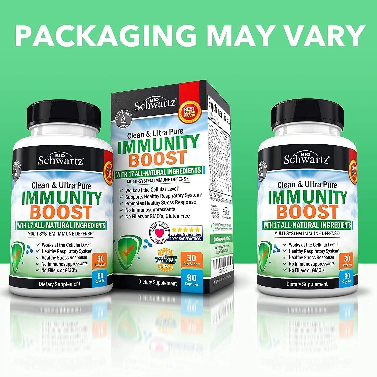 Immune Support Supplement with Vitamin C 1000mg Zinc Elderberry Extract Ginger BioSchwartz Au supplements