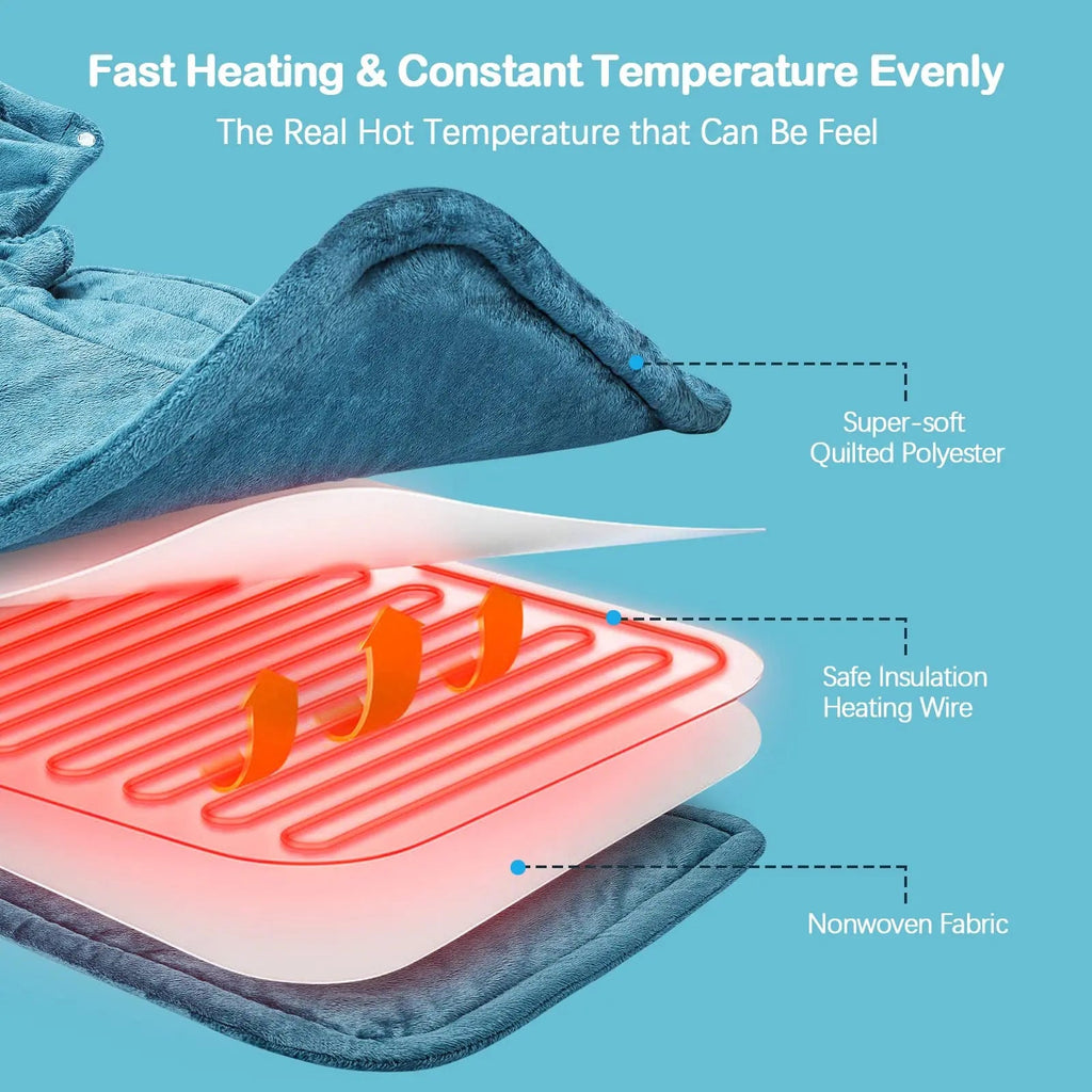 NIUONSIX Heating Pad for Neck and Shoulders 2lb Weighted Neck Heating Pad for Pain NIUONSIX Au supplements