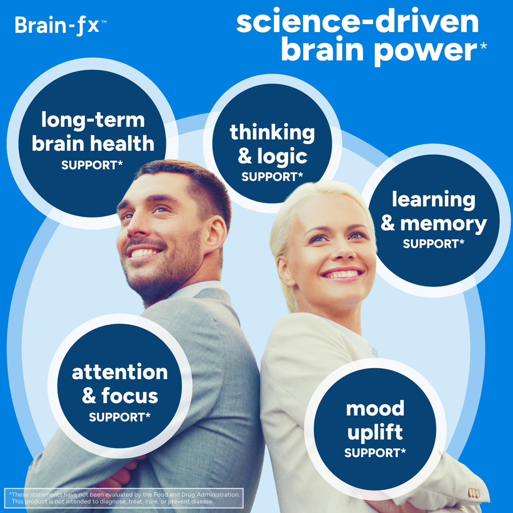 PPO Lab® Brain-fx™ Extended-Release Vitamins for Brain Health, Supplement for Memory and Focus with Nootropics, BDNF Factor, Methylated B Complex, L-Theanine