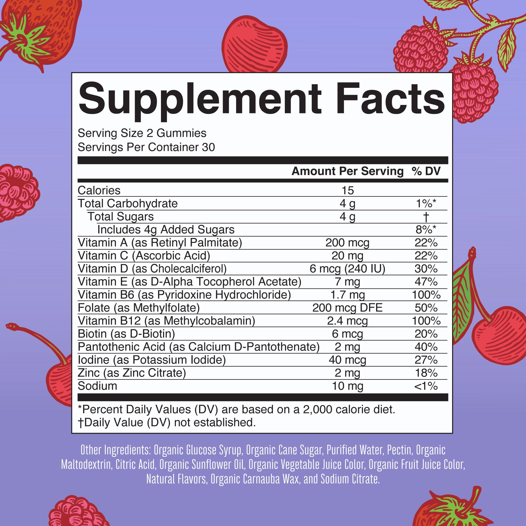 MARYRUTH'S Kids Vitamins | Multi | 1 Month Supply | Multivitamin Gummies for Ages 4+ | Multivitamin for Kids | Vegan | Only 2 Gummies a Day | 60 Count