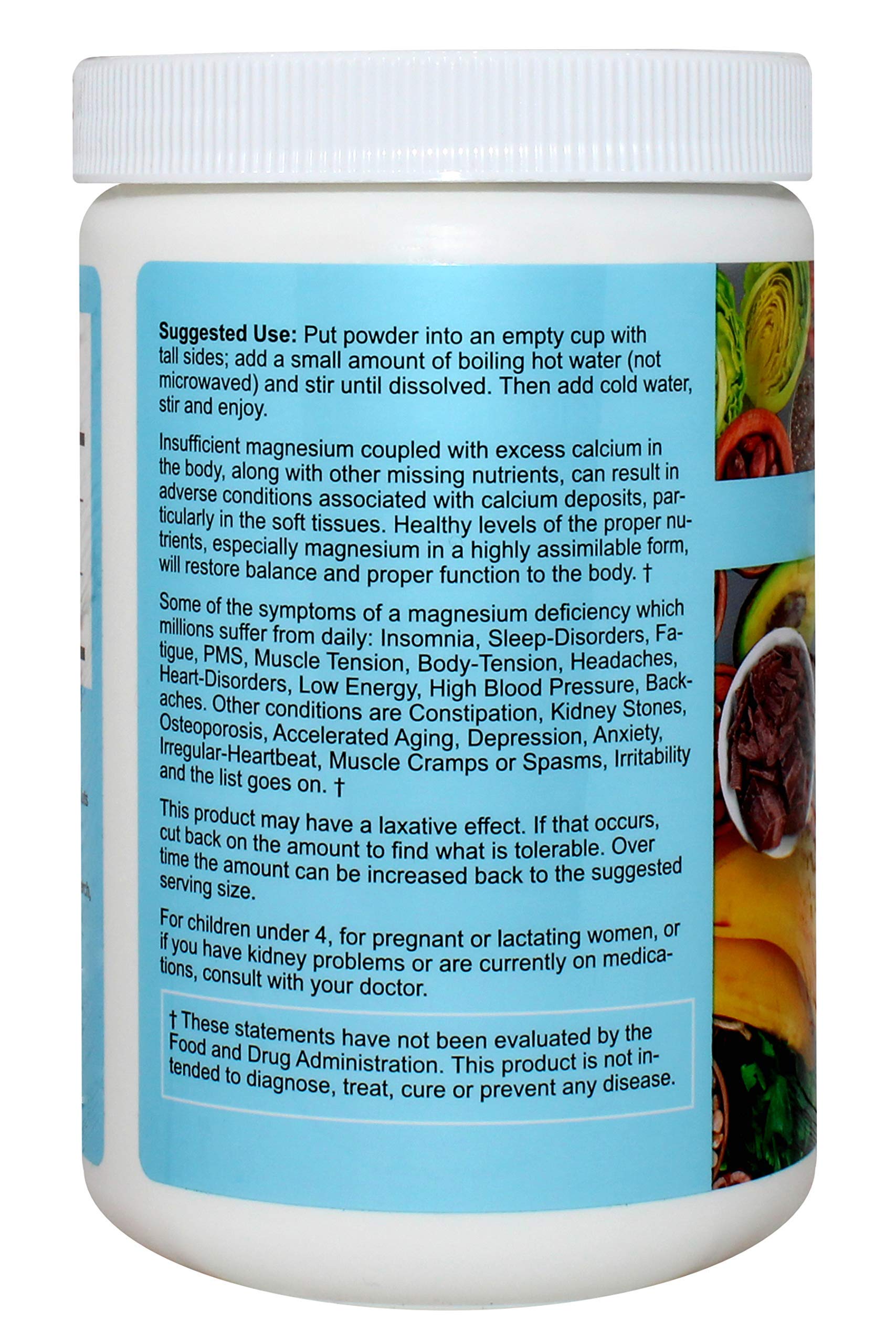 Magnesium Supreme (Original Plain Unflavored) Better Sleep, Relaxation Natural Magnesium Supplement, Non-GMO, Gluten Free, Vegan Formula. 12oz 75 Servings Peter's Choice Au supplements