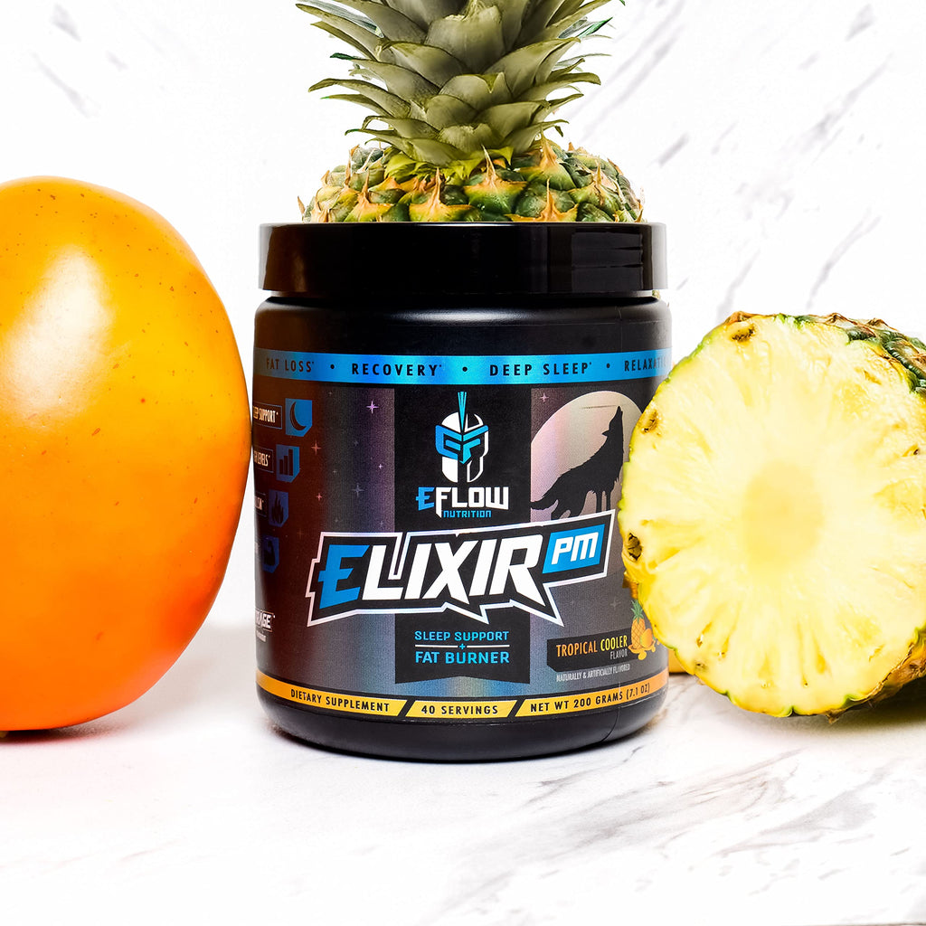 eFlow Nutrition Elixir PM - Night time Fat Burner and Natural Sleep Support - GABA, l-carnitine eFlow Nutrition Au supplements
